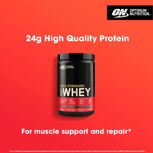 Optimum Nutrition 100% Gold Standard Whey Double Rich Chocolate thumbnail 3