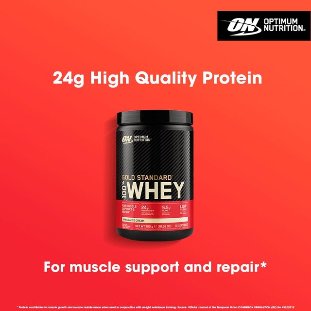 Optimum Nutrition 100% Gold Standard Whey Vanilla Ice Cream thumbnail 3