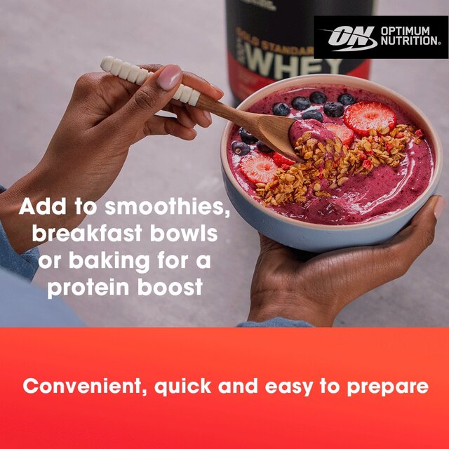 Optimum Nutrition 100% Gold Standard Whey Vanilla Ice Cream thumbnail 7