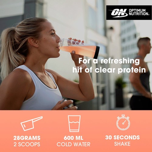 Optimum Nutrition Plant Isolate Clear Protein Juicy Peach thumbnail 4