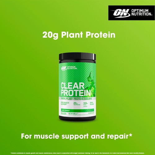 Optimum Nutrition Plant Isolate Clear Protein Lime Sorbet thumbnail 3