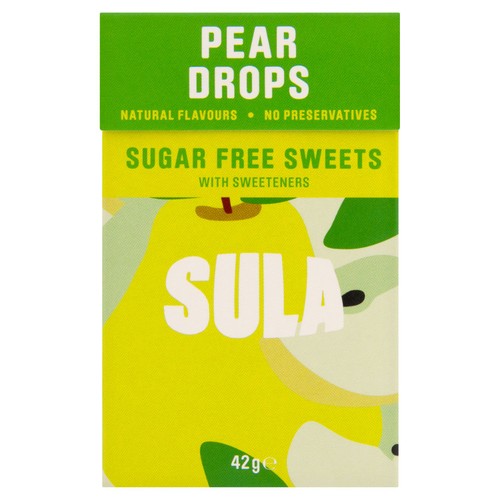 Sula Pear Drop Sugar Free Sweets
