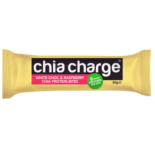 Chia Charge Protein Bite White Choc & Raspberry