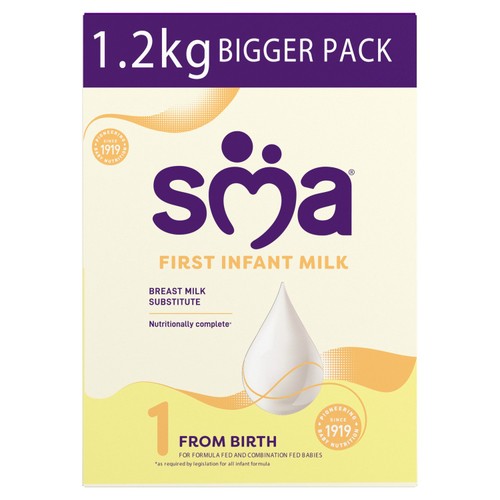 SMA PRO First Infant Baby Milk Powder 1.2kg (2x600g)