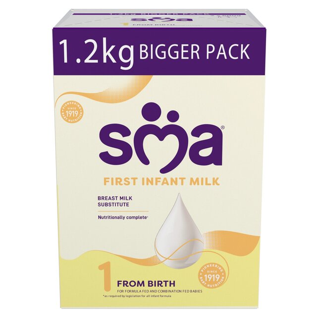 SMA PRO First Infant Baby Milk Powder 1.2kg (2x600g) thumbnail 2