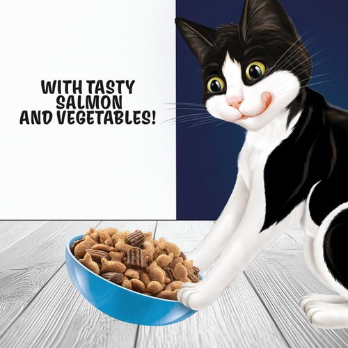 Felix Doubly Delicious Salmon & Vegetables Dry Cat Food thumbnail 8