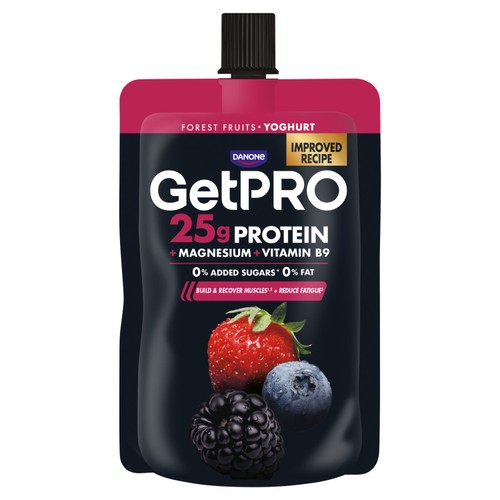GetPro 25g High Protein Forest Fruits Yoghurt Pouch thumbnail 2