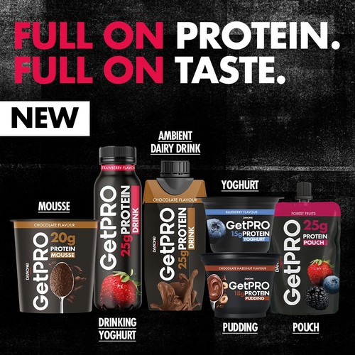 GetPro 25g High Protein Forest Fruits Yoghurt Pouch thumbnail 6