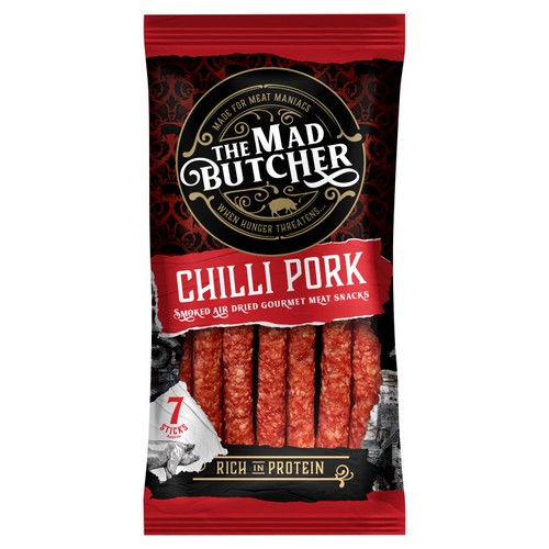 Mad Butcher Chilli Pork Snacks