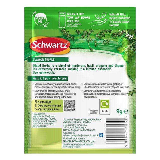 Schwartz Mixed Herbs Refill Pack thumbnail 4