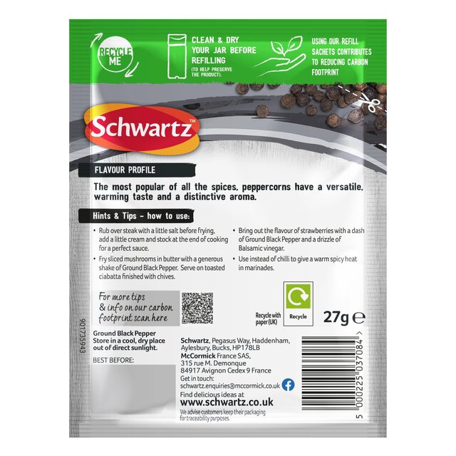 Schwartz Ground Black Pepper Refill Pack thumbnail 4