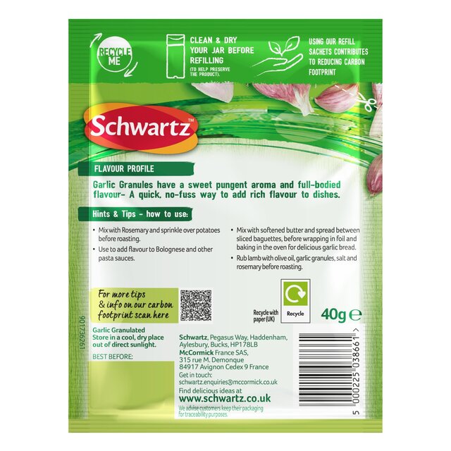 Schwartz Garlic Granules Refill Pack thumbnail 4
