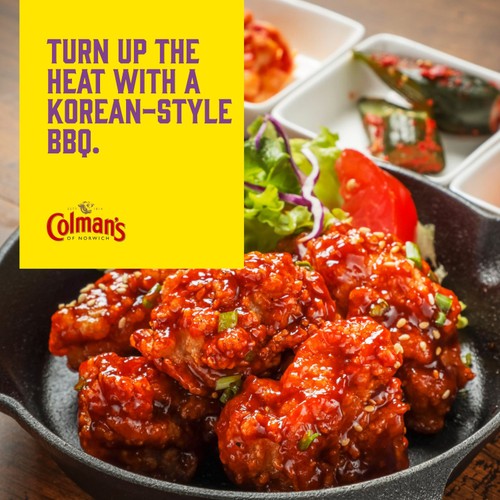 Colman's BBQ Korean Sauce Dry Packet Mix thumbnail 5
