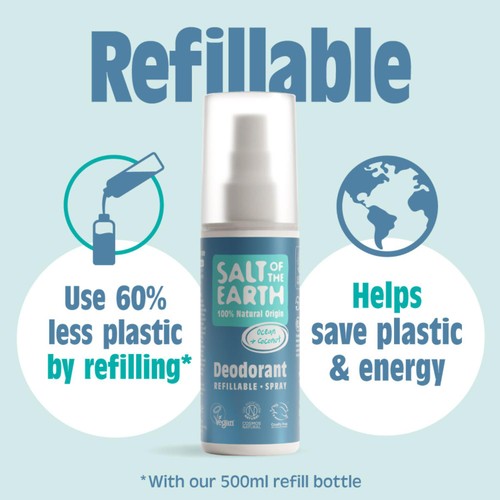 Salt of the Earth Ocean & Coconut Natural Deodorant Spray  thumbnail 2