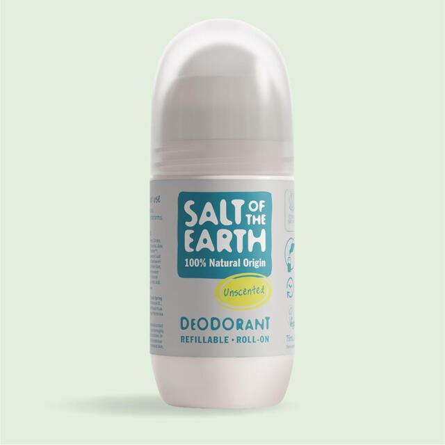Salt of the Earth Unscented Natural Deodorant Refillable Roll-on thumbnail 7