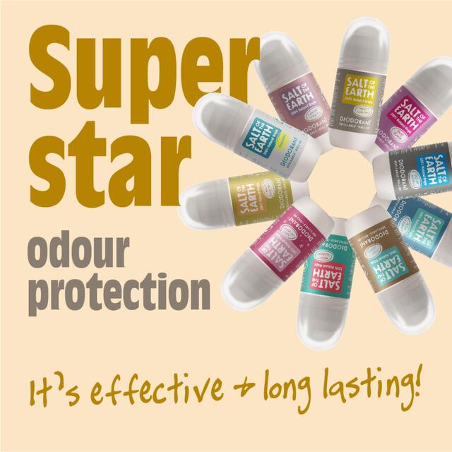 Salt of the Earth Amber & Sandalwood Deodorant Refillable Roll-on thumbnail 2