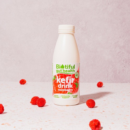 Biotiful Kefir Drink Raspberry thumbnail 4