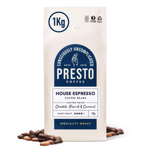 Presto House Espresso Speciality Coffee Beans