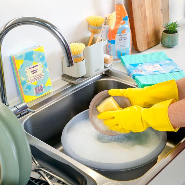 Ocado 6 Fingergrip Sponge Scourers thumbnail 3