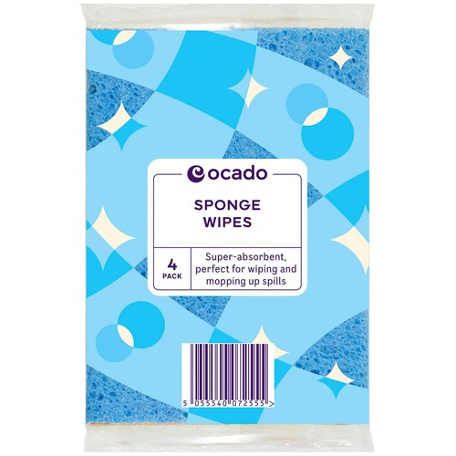 Ocado 4 Sponge Wipes thumbnail 2