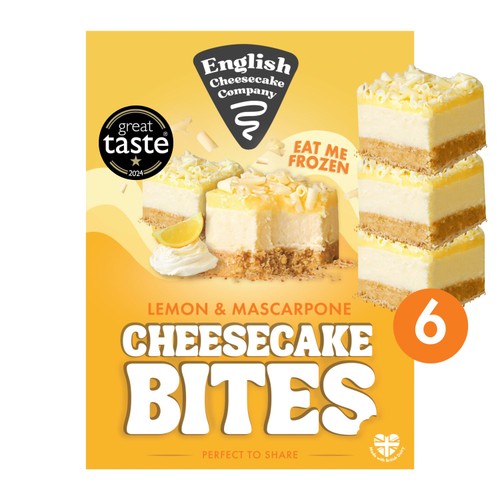 English Cheesecake Company 6 Lemon Cheesecake Bites
