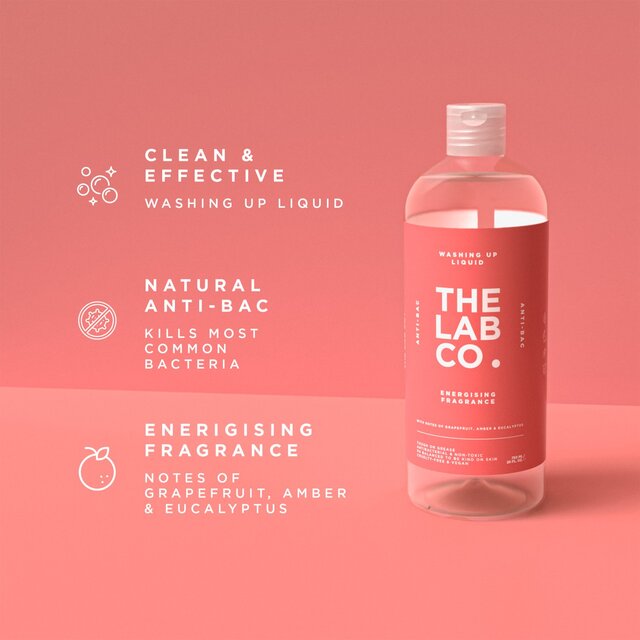 The Lab Co. Energising Washing Up Liquid thumbnail 4