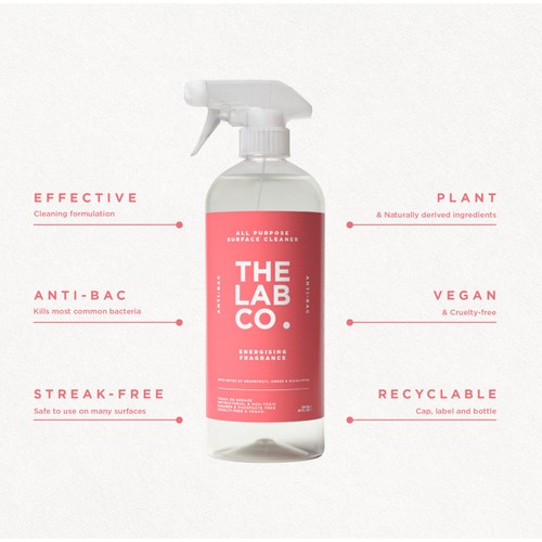 The Lab Co. Energising All Purpose Cleaner Antibacterial thumbnail 4