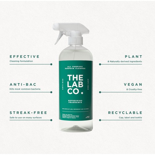 The Lab Co. Refreshing All Purpose Cleaner Antibacterial  thumbnail 5