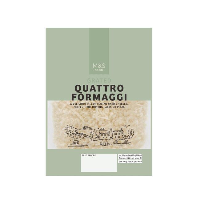 M&S Grated Quattro Formaggi