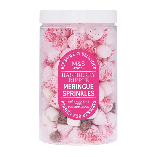 M&S Raspberry Ripple Meringue Sprinkles