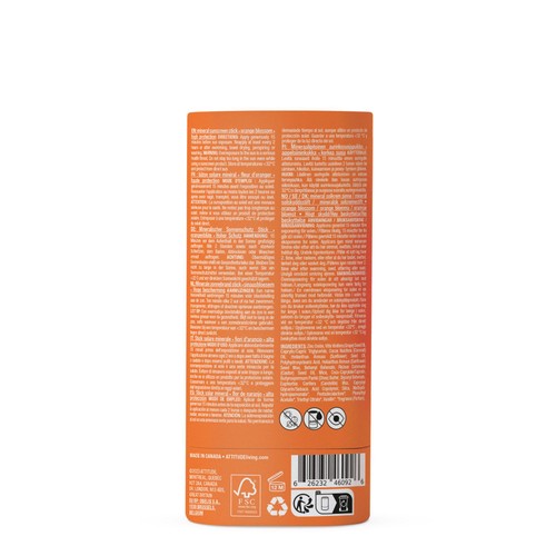 ATTITUDE Sunly - Sunscreen Stick - Orange Blossom- 30 SPF thumbnail 4
