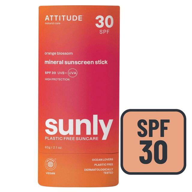 ATTITUDE Sunly - Sunscreen Stick - Orange Blossom- 30 SPF