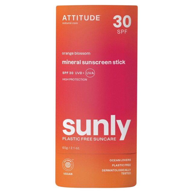 ATTITUDE Sunly - Sunscreen Stick - Orange Blossom- 30 SPF thumbnail 2