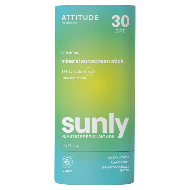 ATTITUDE Sunly - Sunscreen Stick - Unscented - 30 SPF thumbnail 2