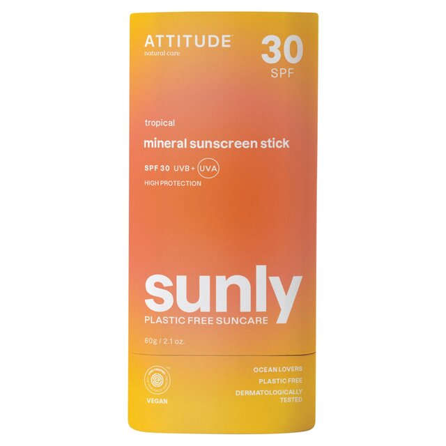 ATTITUDE Sunly - Sunscreen Stick - Tropical - 30 SPF thumbnail 2