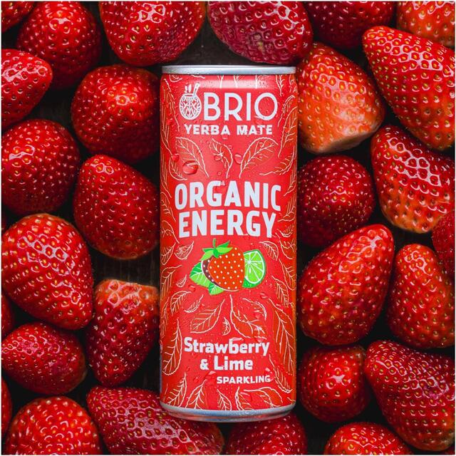 Brio Natural Organic Energy Drink Strawberry thumbnail 2