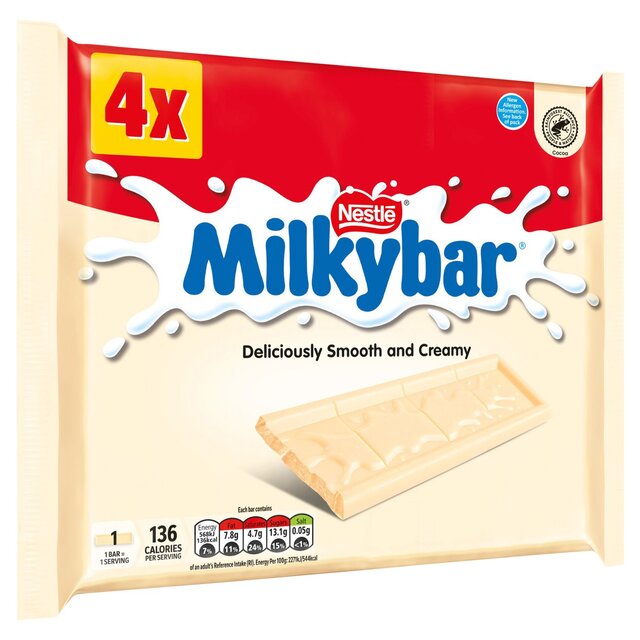 Milkybar Medium White Chocolate Bar Multipack thumbnail 2