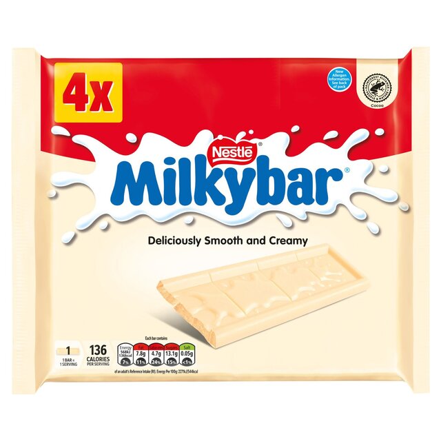 Milkybar Medium White Chocolate Bar Multipack thumbnail 3