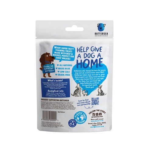 Denzel's Battersea Hearts For Dogs Beef & Berries thumbnail 3