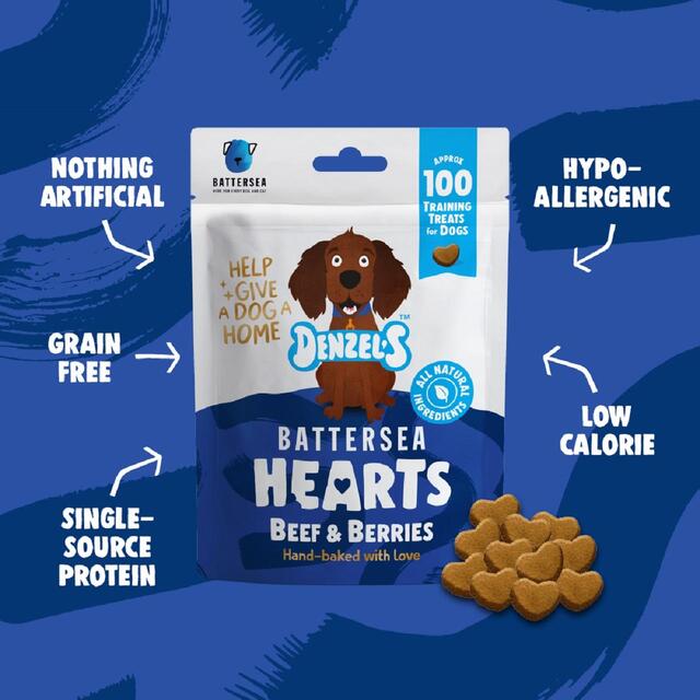 Denzel's Battersea Hearts For Dogs Beef & Berries thumbnail 4
