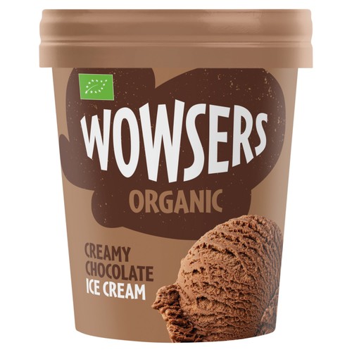 Wowsers Organic Creamy Chocolate Ice Cream