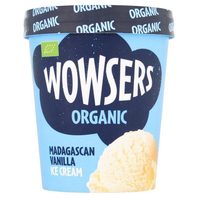 Wowsers Organic Madagascan Vanilla Ice Cream