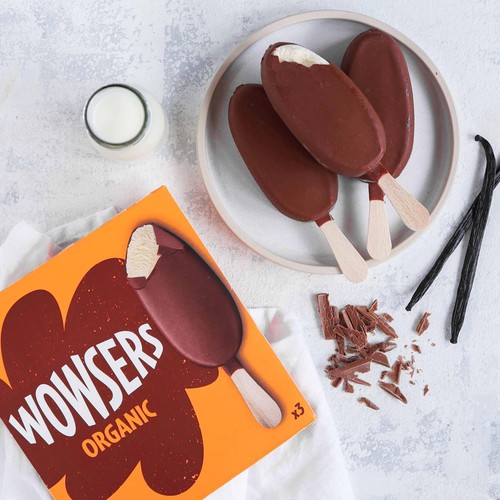 Wowsers Organic Cheeky Chocolate Ice Cream Lollies thumbnail 2