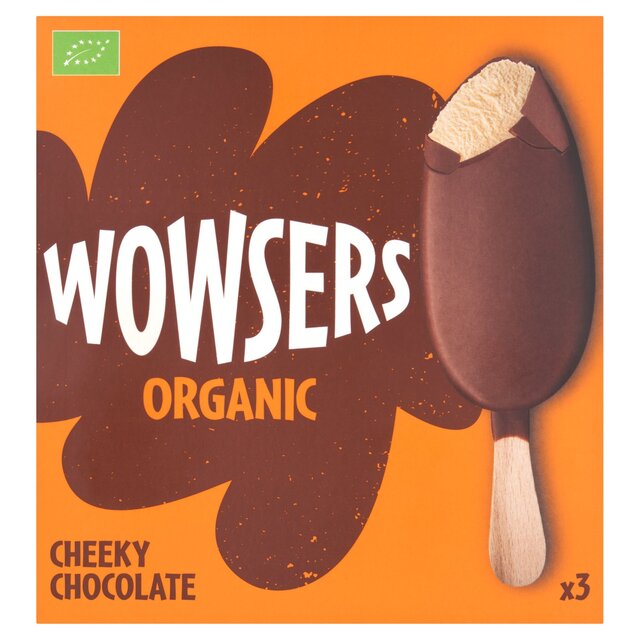 Wowsers Organic Cheeky Chocolate Ice Cream Lollies