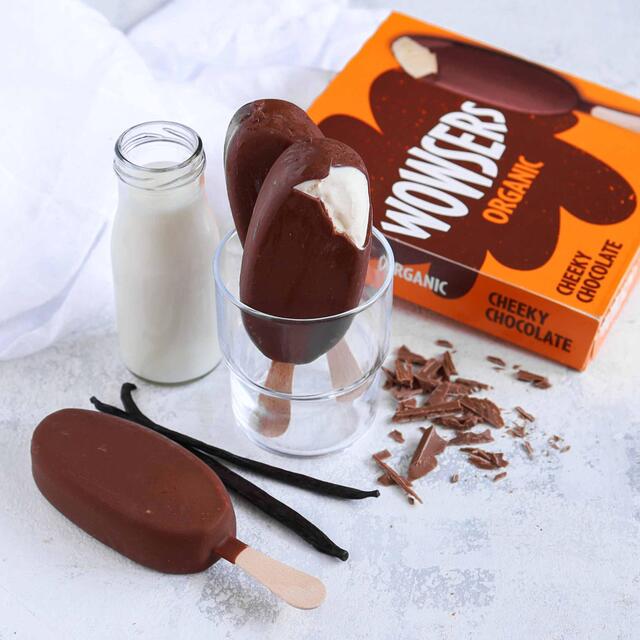Wowsers Organic Cheeky Chocolate Ice Cream Lollies thumbnail 4