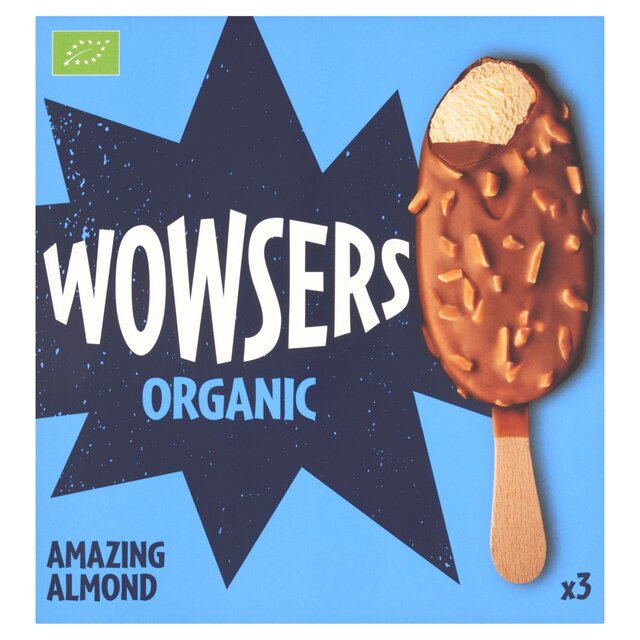 Wowsers Organic Amazing Almond Ice Cream Lollies