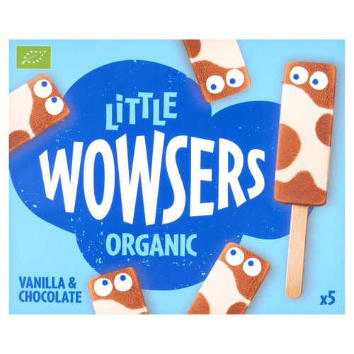 Wowsers Organic Little Vanilla & Chocolate Ice Cream Lollies