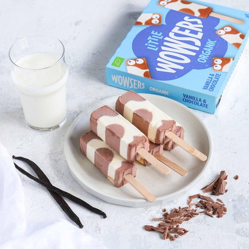 Wowsers Organic Little Vanilla & Chocolate Ice Cream Lollies thumbnail 4