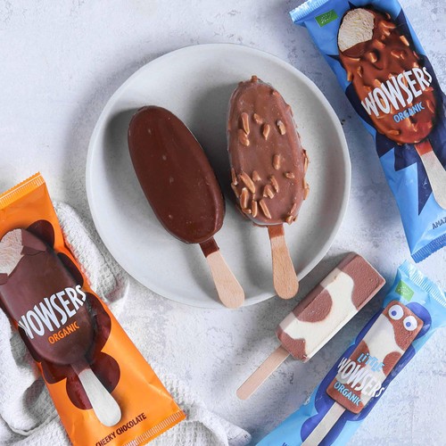 Wowsers Organic Little Vanilla & Chocolate Ice Cream Lollies thumbnail 5