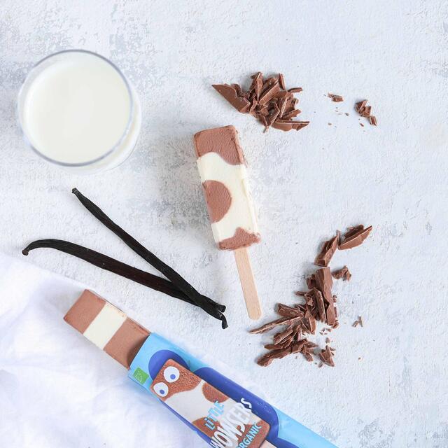 Wowsers Organic Little Vanilla & Chocolate Ice Cream Lollies thumbnail 3